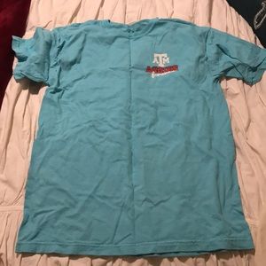 Texas A&M blue comfort color college tshirt